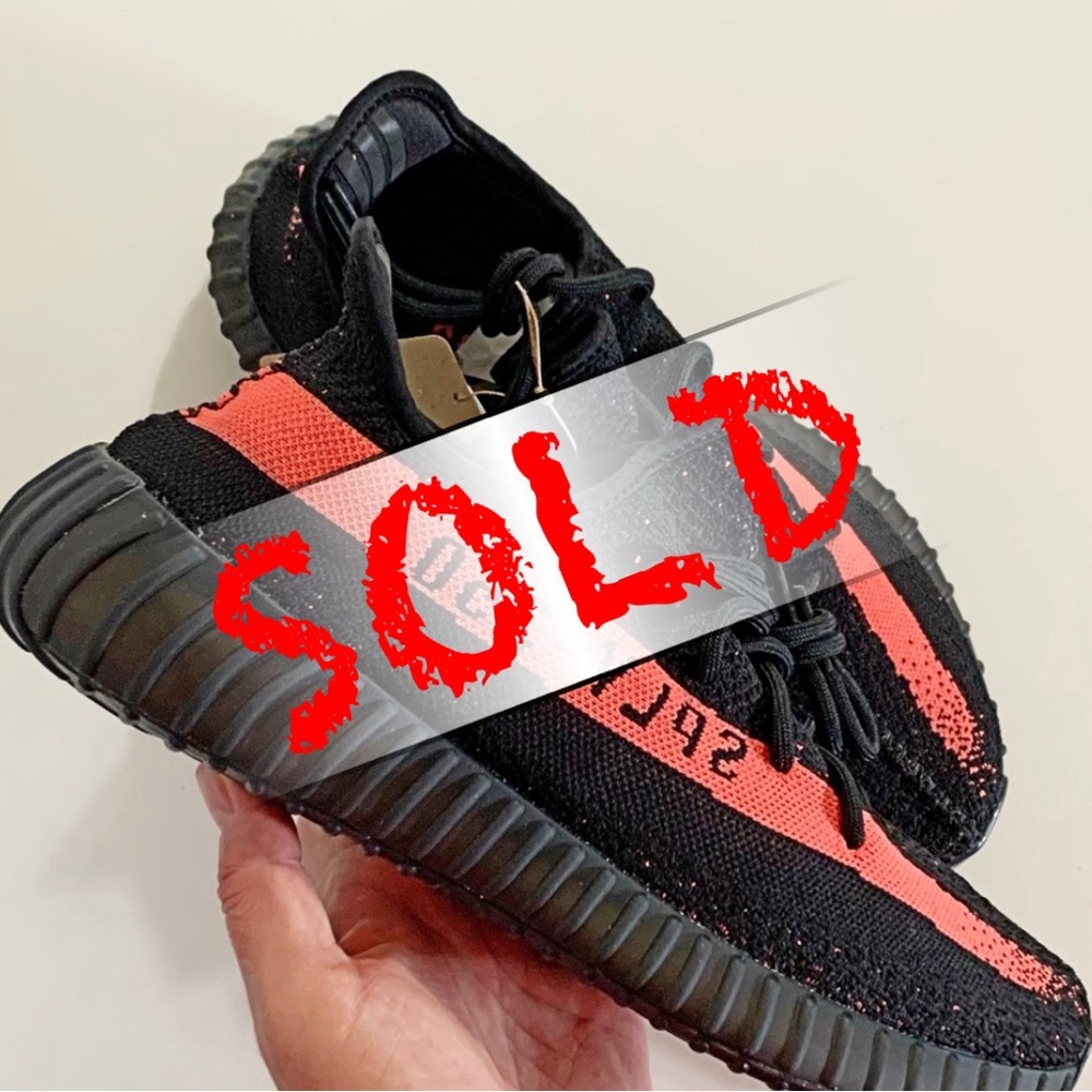 ❌SOLD🎁Yeezy Boost 350 v2 Red Stripe New